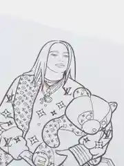 Billie Eilish. Люби, раскрашивай, рисуй