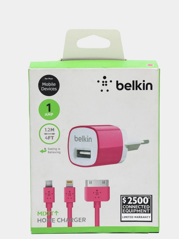 Зарядное устройство Carregador Tomada Belkin C Cabo Micro USB, 1А