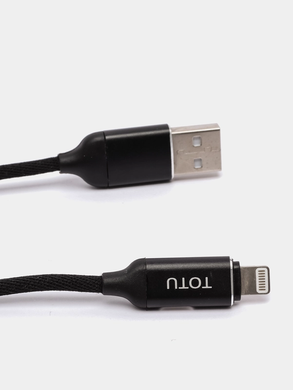 Кабель Iphone 5/6/7 Totu черный 1,2м, BLA-032