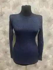 Синий меланж водолазки