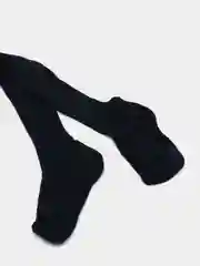 Черный хлопковые колготки детские