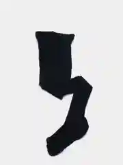 Черный хлопковые колготки детские