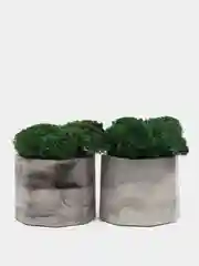 Кашпо, мрамор, 2 шт