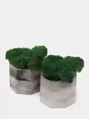 Кашпо, мрамор, 2 шт
