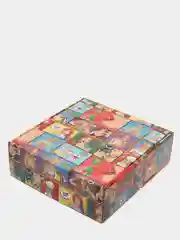 Красный подарочная коробка "Pop-art Клубничка", 28,5 х 9,5 х 29,5 см