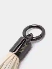 Белый кабель зарядки Брелок Remax Tassels Ring RC-053i