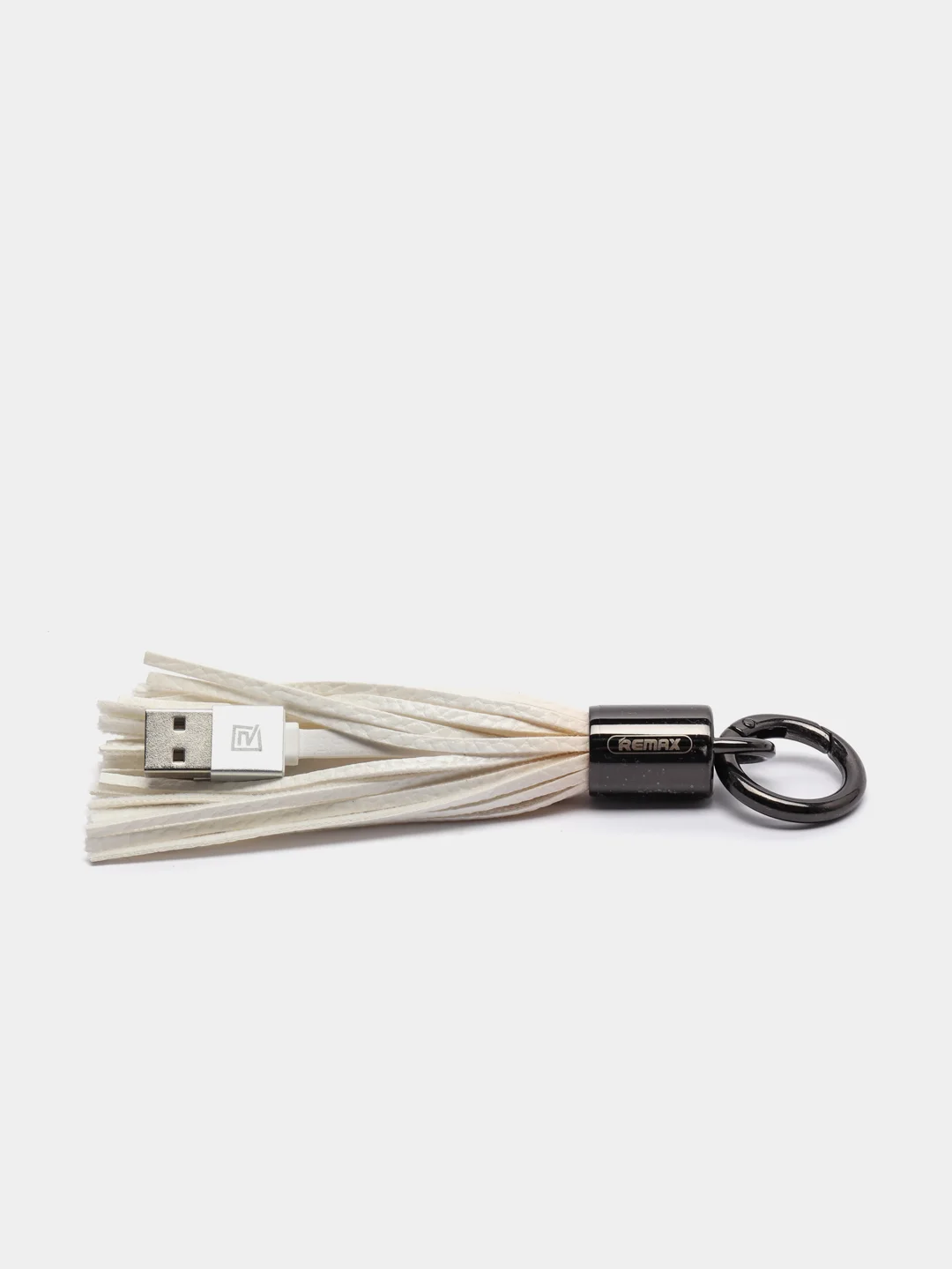 Белый кабель зарядки Брелок Remax Tassels Ring RC-053i