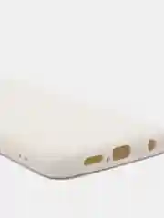 Бежевый чехол Xiaomi POCO X3 /POCO X3 PRO с защитой камеры и бархатом внутри
