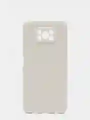 Белый чехол Xiaomi POCO X3 /POCO X3 PRO с защитой камеры и бархатом внутри