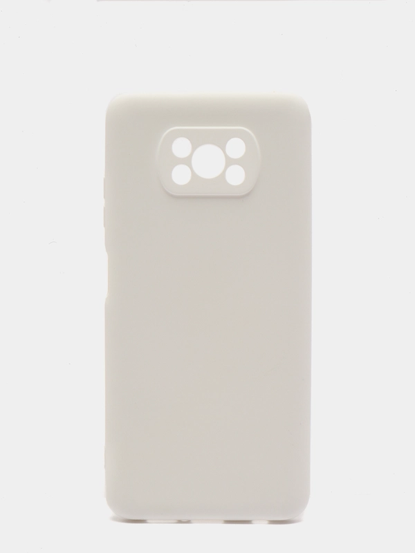 Чехол Xiaomi POCO X3 /POCO X3 PRO с защитой камеры и бархатом внутри