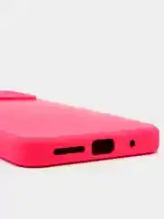Фуксия чехол Xiaomi Redmi 10 с задвижкой для защиты камеры и бархатом внутри