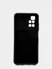 Черный чехол Xiaomi Redmi 10 с задвижкой для защиты камеры и бархатом внутри