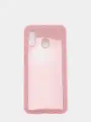 Розовый чехол блестящий Samsung A20, A30