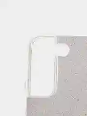 Серебряный чехол блестящий для Samsung S22 PLUS, S22+
