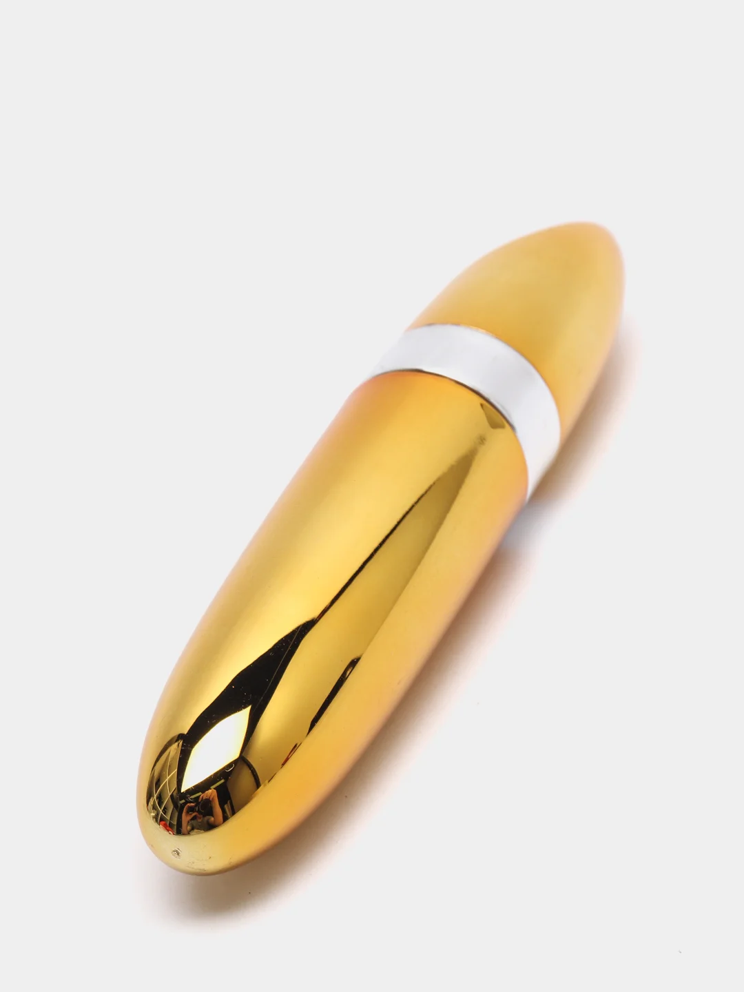 Золотой мини вибратор Помада g-spot для вагинальной и клиторальной стимуляции