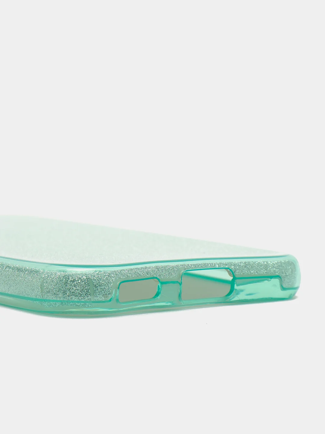 Бирюзовый чехол блестящий для Samsung S22