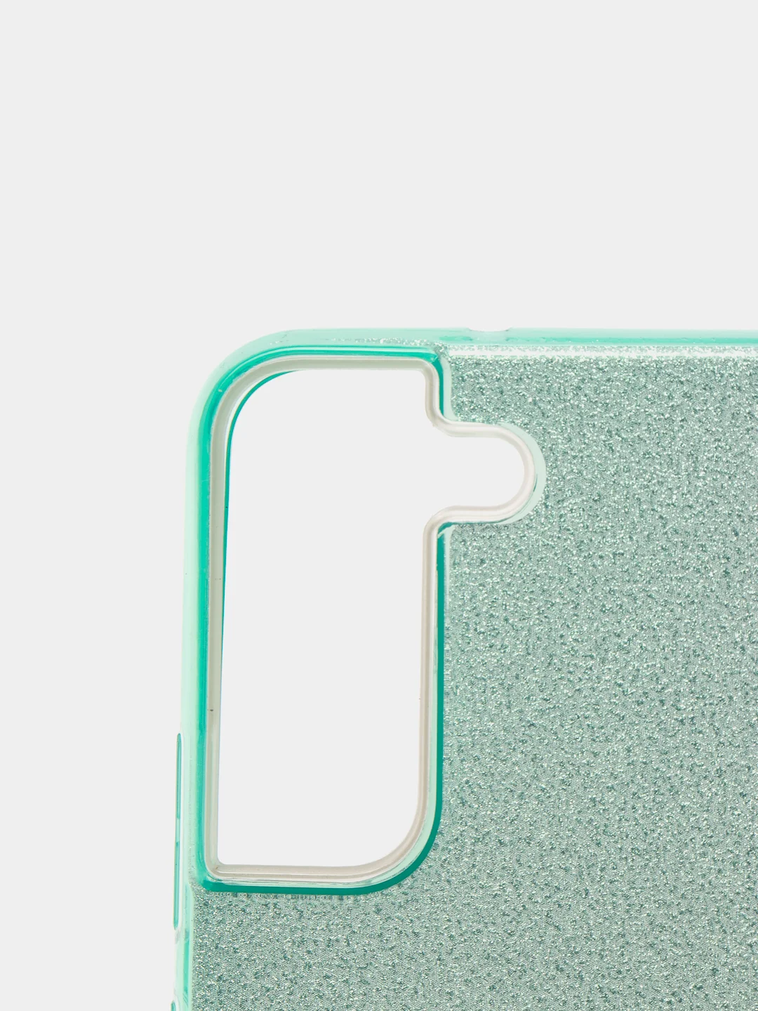 Бирюзовый чехол блестящий для Samsung S22