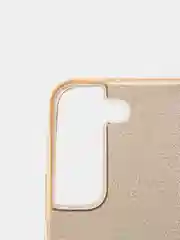 Золотой чехол блестящий для Samsung S22
