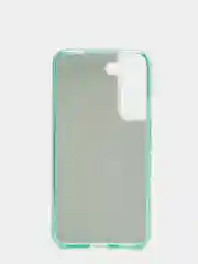 Бирюзовый чехол блестящий для Samsung S22