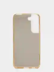 Золотой чехол блестящий для Samsung S22