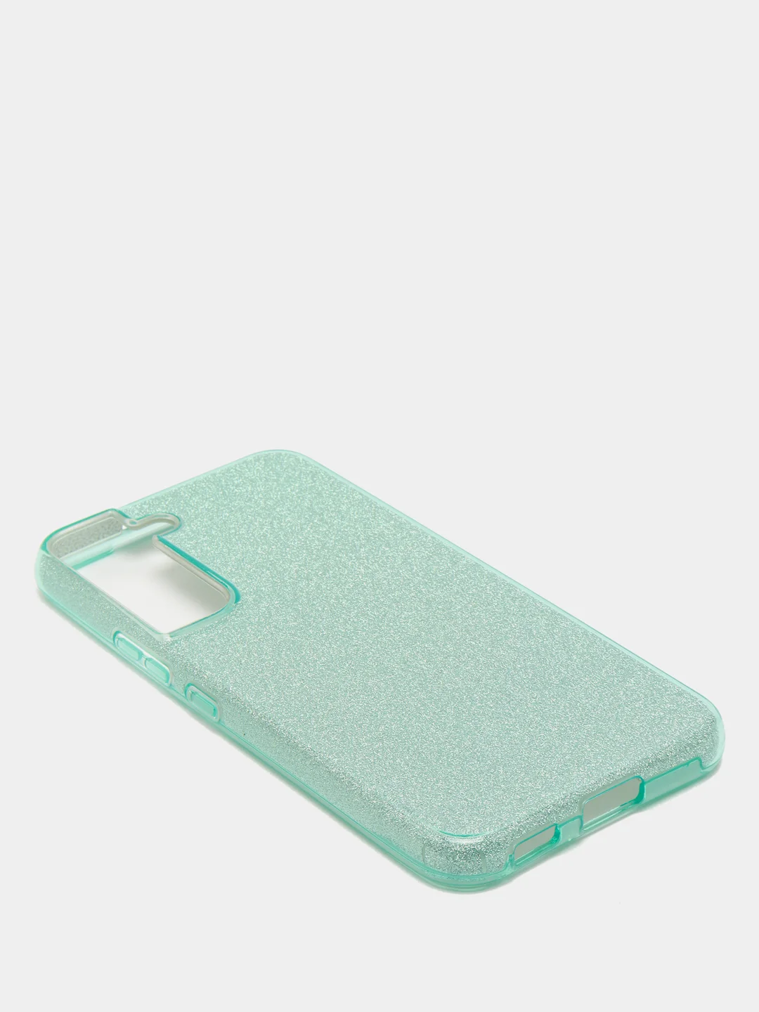Бирюзовый чехол блестящий для Samsung S22
