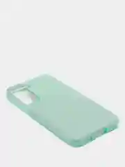 Бирюзовый чехол блестящий для Samsung S22