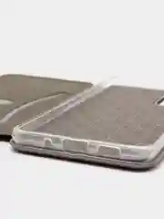 Серебряный чехол книжка Samsung S20 PLUS, S20+, S11