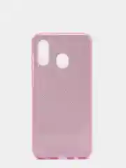 Сиреневый чехол блестящий Samsung A20, A30
