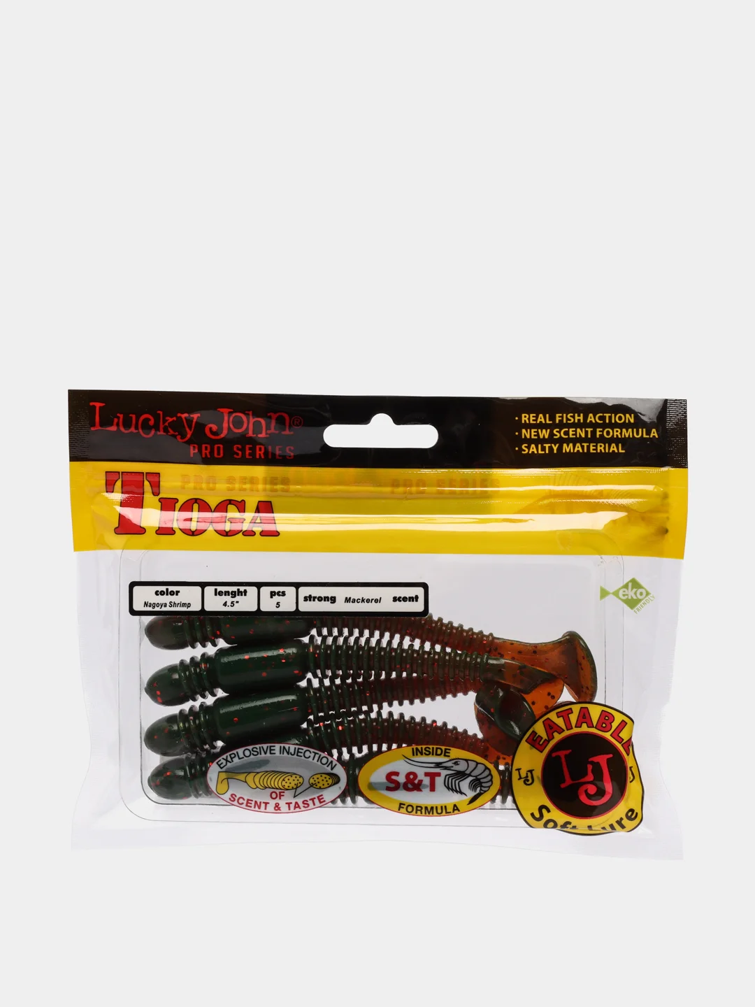 Лесной зеленый виброхвост LJ PRO SERIES TIOGA