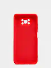 Красный чехол Xiaomi POCO X3 /POCO X3 PRO с защитой камеры и бархатом внутри