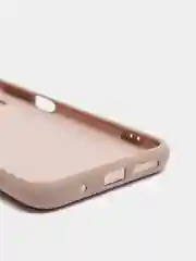 Бежевый чехол с защитой камеры и бархатом внутри для REDMI 10