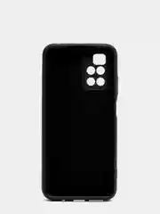 Черный чехол с защитой камеры и бархатом внутри для REDMI 10