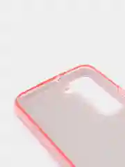 Розовый чехол блестящий для Samsung S22