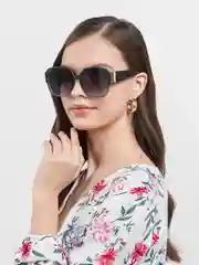 Зеленый солнцезащитные женские очки