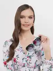 Зеленый солнцезащитные женские очки