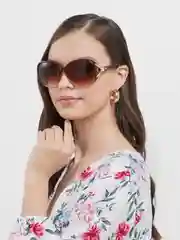 Коричневый солнцезащитные женские очки