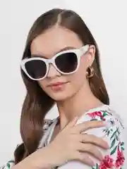 Белый солнцезащитные очки