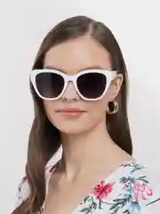 Белый солнцезащитные очки