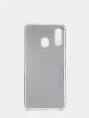 Серебряный чехол блестящий Samsung A20, A30