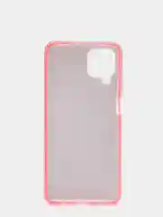 Розовый чехол блестящий для Samsung A12