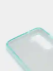 Бирюзовый чехол блестящий для SAMSUNG S21 FE