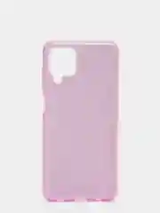 Сиреневый чехол блестящий для Samsung A12