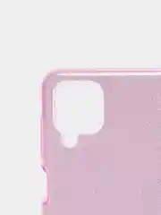 Сиреневый чехол блестящий для Samsung A12