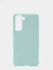 Бирюзовый чехол блестящий для SAMSUNG S21 FE