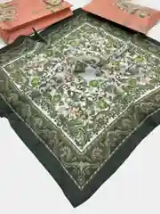 Зеленый платок женский, хлопок, 70 х 70