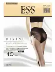 Колготки женские ESS 40 den Bikini, черные, ажурные