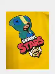 Футболка для мальчика, с рисунком, хлопок Brawl Stars (Бравл Старс), Among Us (Амонг Ас)