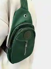 Зеленый бананка, нагрудная сумка мужская, сумка через плечо, сумка банан