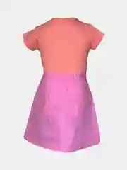 Розовый юбка-трапеция