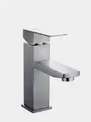Серый металлик potato INOX Q смеситель для умывальника, нержавеющая сталь